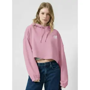 Women's Hooded Sweatshirt with Subtle Embroidery QS image-6