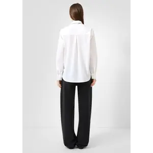Mid Rise Barrel Leg Jeans Worn Effect Women QS image-4