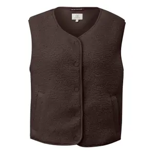 Diverse Fleece-Weste mit Taschen für Frauen QS image-0