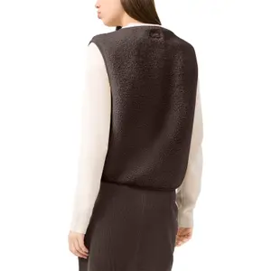 Diverse Fleece-Weste mit Taschen für Frauen QS image-5