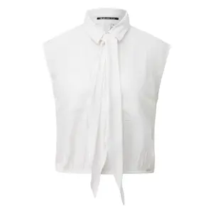 Bluse med elastisk kant til kvinder QS Loose Fit image-0