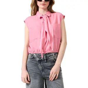 Bluse med elastisk kant til kvinder QS Loose Fit image-2