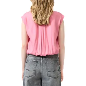 Bluse med elastisk kant til kvinder QS Loose Fit image-5