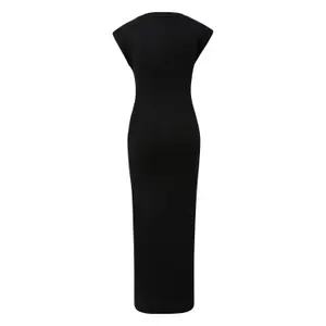 Long jersey dress for women QS image-1