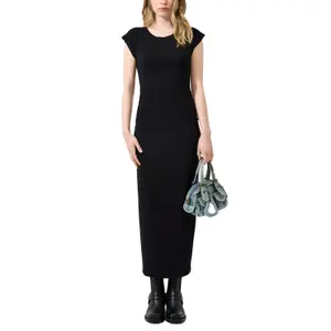 Long jersey dress for women QS image-2