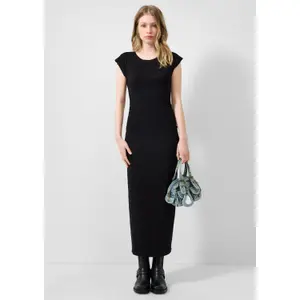 Long jersey dress for women QS image-6