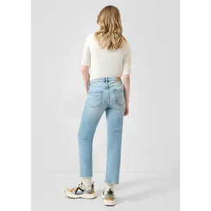 Catie High-Waisted Cropped Jeans Women QS image-4