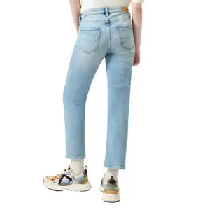 Catie High-Waisted Cropped Jeans Women QS image-5