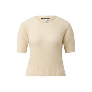Kortærmet boucle strik bluse dame QS Regular Fit image-0
