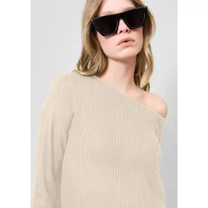 Loose Knit Jumper Women QS image-3