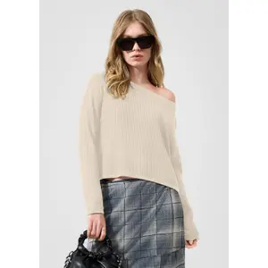 Loose Knit Jumper Women QS image-6