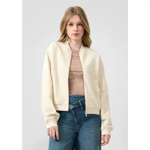 Women's washed sweatshirt QS image-6