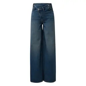 Wide Leg Jeans til kvinder QS Extra image-0