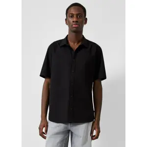 Striped Kent Collar Button-Up Shirt QS image-4