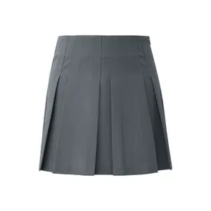 Mini plisseret nederdel med usynlig lynlås dame QS image-0