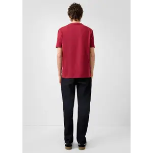 T-shirt col rond avec imprimé devant QS image-4