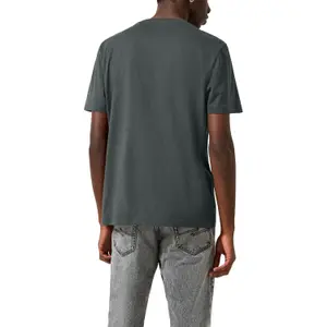 T-shirt col rond avec imprimé devant QS image-5