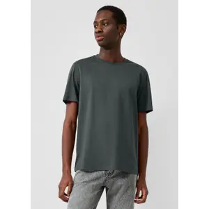 T-shirt col rond avec imprimé devant QS image-6