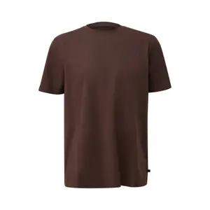 T-shirt col rond avec imprimé devant QS image-0