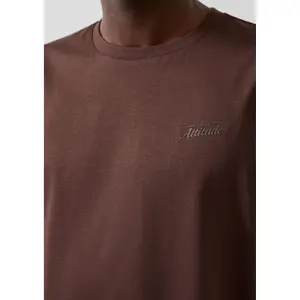 T-shirt col rond avec imprimé devant QS image-3