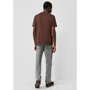 T-shirt col rond avec imprimé devant QS image-4