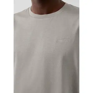 T-shirt col rond avec imprimé devant QS image-3