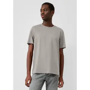 T-shirt col rond avec imprimé devant QS image-6