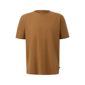 T-shirt με γυριστές άκρες QS image-0