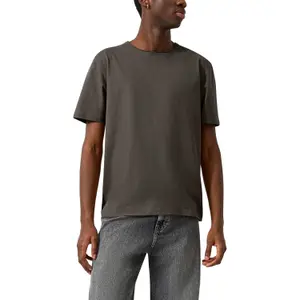 T-shirt με γυριστές άκρες QS image-2