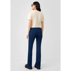 Jeans catie vita media a gamba boot cut donna QS image-4