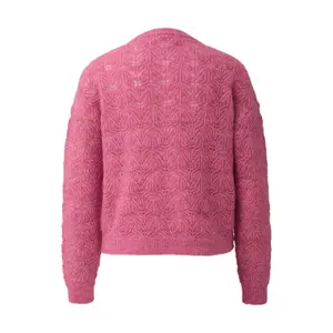Women’s Soft Openwork Cardigan QS image-1