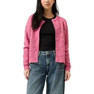 Women’s Soft Openwork Cardigan QS image-2