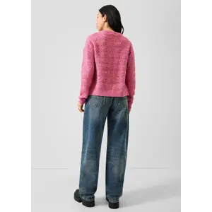 Women’s Soft Openwork Cardigan QS image-4