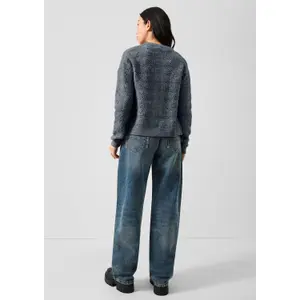 Women’s Soft Openwork Cardigan QS image-4