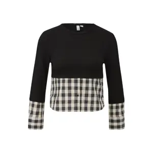 Blusa-camisa dos en uno mujer QS image-0