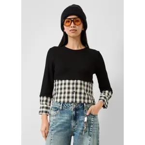 Blusa-camisa dos en uno mujer QS image-6