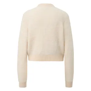 Women's Zipped Fleece Cardigan QS image-1