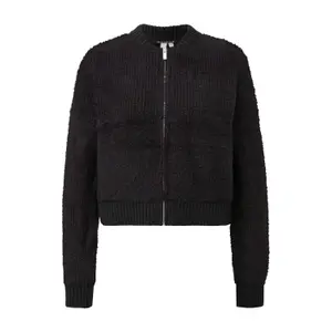 Women's Zipped Fleece Cardigan QS image-0