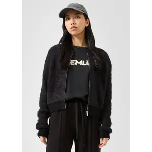 Women's Zipped Fleece Cardigan QS image-2