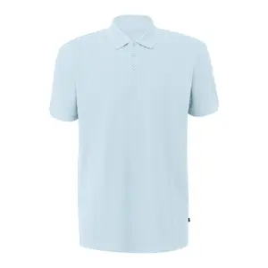Polo with Ribbed Cuffs and Side Slits QS image-0