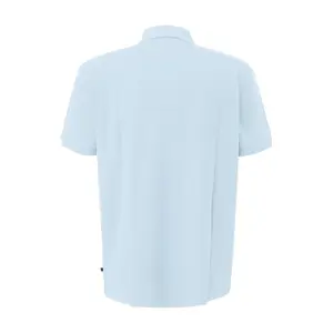 Polo with Ribbed Cuffs and Side Slits QS image-1