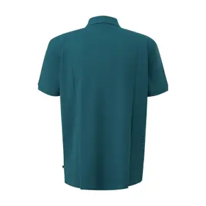 Polo with Ribbed Cuffs and Side Slits QS image-1