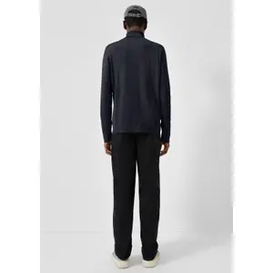 Jersey de cuello alto de punto fino QS image-4