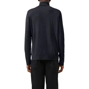 Jersey de cuello alto de punto fino QS image-5