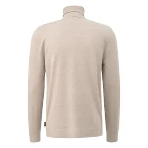 Jersey de cuello alto de punto fino QS image-1