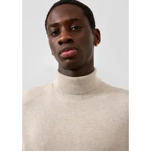 Jersey de cuello alto de punto fino QS image-3