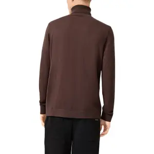 Jersey de cuello alto de punto fino QS image-5