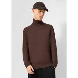 Jersey de cuello alto de punto fino QS image-6