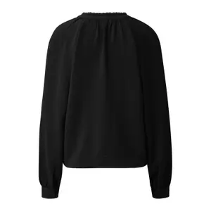 Blouse tunique avec bordure en dentelle à l'encolure femme QS image-1