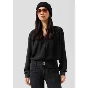Blouse tunique avec bordure en dentelle à l'encolure femme QS image-2